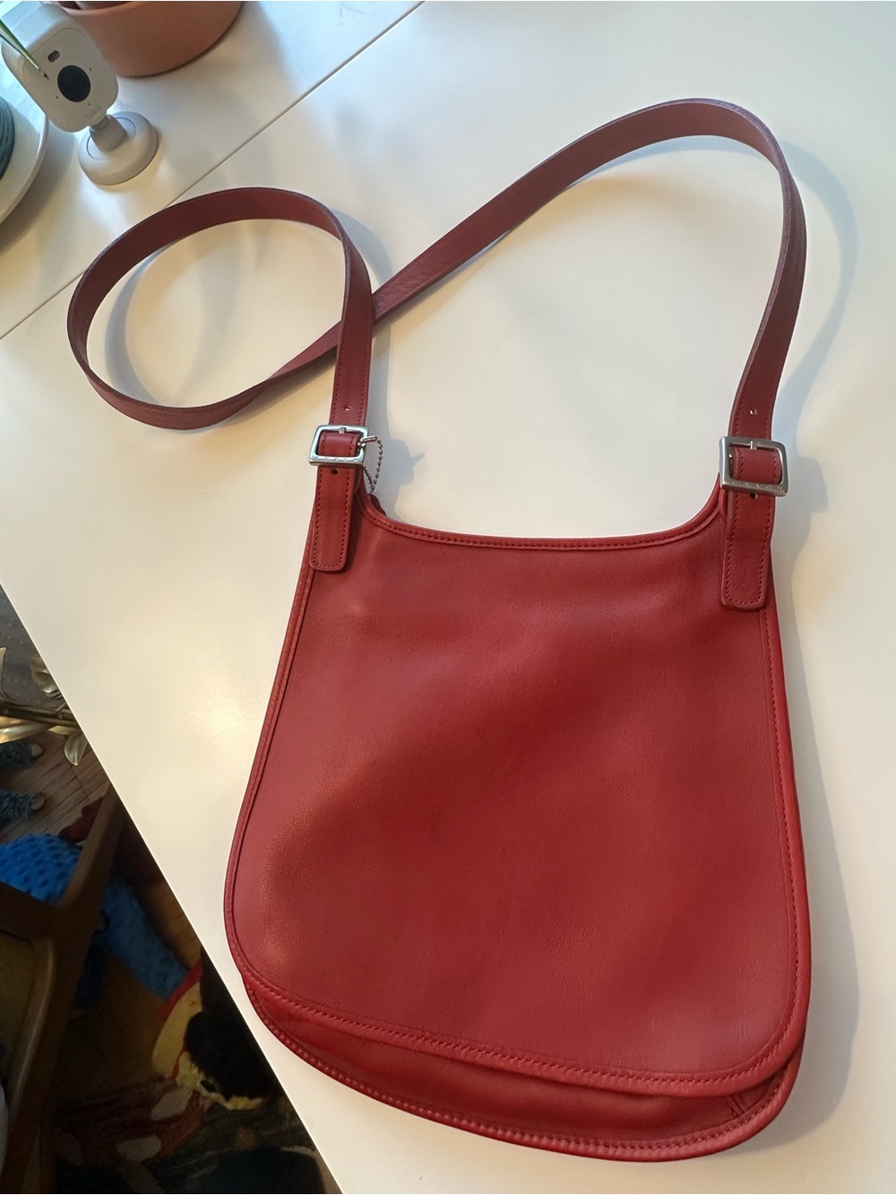 Vintage Coach Legacy Slim Hippie Flap